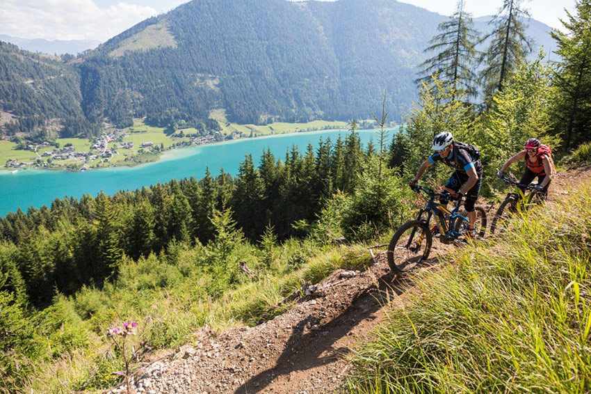 Hotel Gasthof Weissensee Mountainbiken im Naturpark Weissensee Hotel Gasthof Weissensee Mountainbiken im Naturpark Weissensee